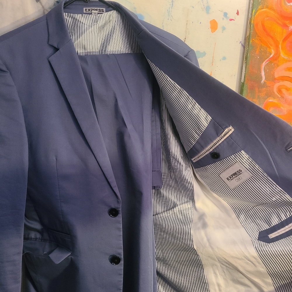 Slate Blue Photographer Suit